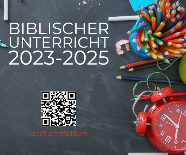 Anmeldung biblischer Unterricht 2023-2025